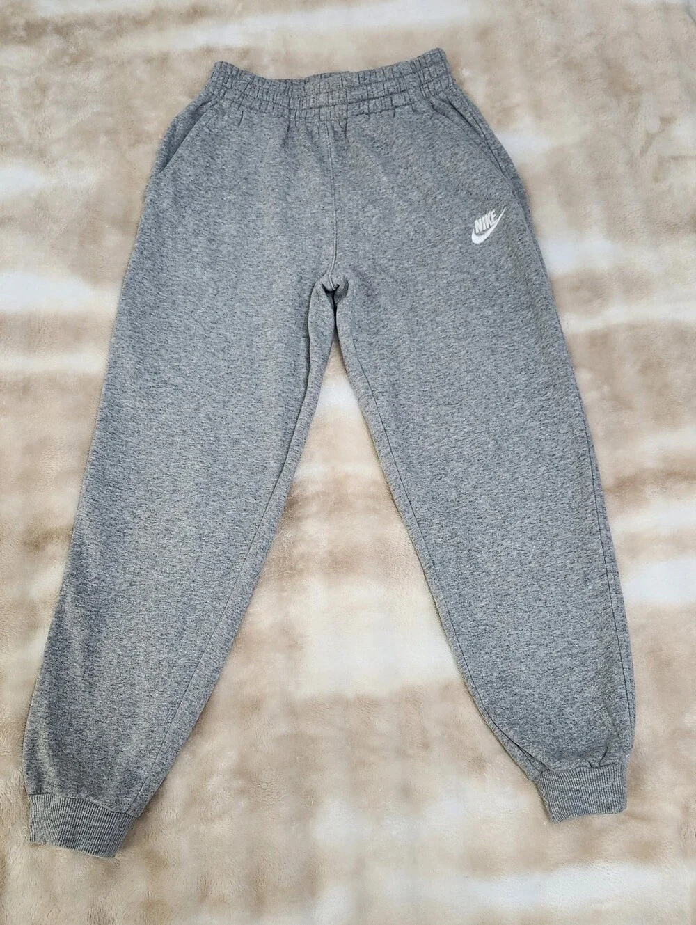 Nike Gray Joggers Sweatpants Youth Size Large
